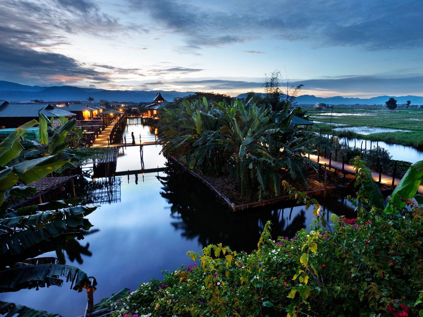 Inle Heritage Stilt Houses Ywama Esterno foto